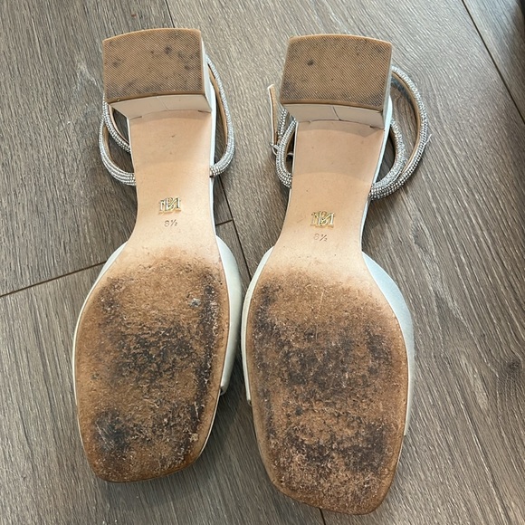 Badgley Mishka Infinity Bridal Shoe Block Heel Size 8.5 - Picture 14 of 16